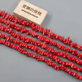 Natural 3x12mm Red Coral Loose Beads 16'' Strands DIY Jewelry Making