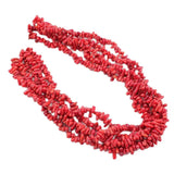 Natural 3x12mm Red Coral Loose Beads 16'' Strands DIY Jewelry Making