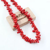 Natural 3x12mm Red Coral Loose Beads 16'' Strands DIY Jewelry Making