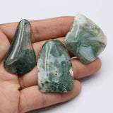 5Pcs NO008 Red Green Mix Agate Nugget Pendant For Pearl Necklace
