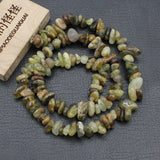 Natural Green Demantoid Freeform Nuggets Gemstone Strand