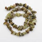 Natural Green Demantoid Freeform Nuggets Gemstone Strand