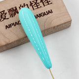 5 Pcs Turquoise Sea Shell Pearl Half Hole Beads For DIY