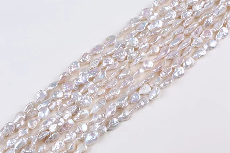 APDGG Loose Large Baroque Coin Shape Fresh Water Pearl