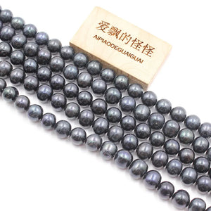 APDGG 9mm Peacock Pearl Loose Beads Necklace Bracelet DIY