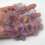 APDGG Natural Fancy Purple Amethyst Crystal Beads 15.5'' Strands