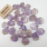APDGG Natural Fancy Purple Amethyst Crystal Beads 15.5'' Strands