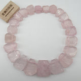 17x19-26x35mm Pink Quartz Nugget Beads 16'' Strands