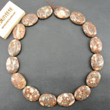 18x25mm Oval Grass Agate Stone Beads 15'' Strands DIY Jewelry Making