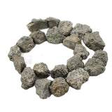 20mm Yellow Pyrite Rough Nugget Loose Beads 15.5'' Strands
