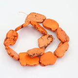 APDGG Orange Turquoise Nugget Beads 14.5'' Strand