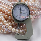 APDGG 9-10mm AA Pink Lavender Pearl Strands Loose Beads DIY