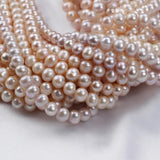 APDGG 9-10mm AA Pink Lavender Pearl Strands Loose Beads DIY