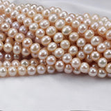 APDGG 9-10mm AA Pink Lavender Pearl Strands Loose Beads DIY