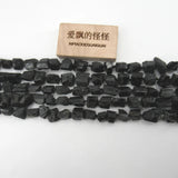 APDGG Natural Tourmaline 9x10mm Rough Raw Nuggets Beads 16.5''