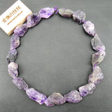APDGG Amethyst Quartz Rough Nuggets Beads 15.5'' Strand