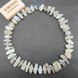 Labradorite Rough Nugget Beads 15.5'' for Jewelry Making DIY
