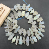 Labradorite Rough Nugget Beads 15.5'' for Jewelry Making DIY