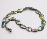 Natural Paua Abalone Shell Nugget Beads 15'' For Jewelry Making