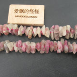 APDGG Red Tourmaline Freeform Rough Nugget Beads