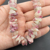 APDGG Red Tourmaline Freeform Rough Nugget Beads
