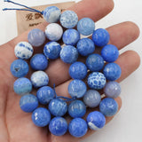 APDGG 12MM Round Agate Loose Beads 15" Strands for Jewelry Making