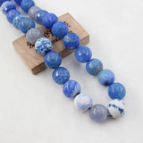 APDGG 12MM Round Agate Loose Beads 15" Strands for Jewelry Making
