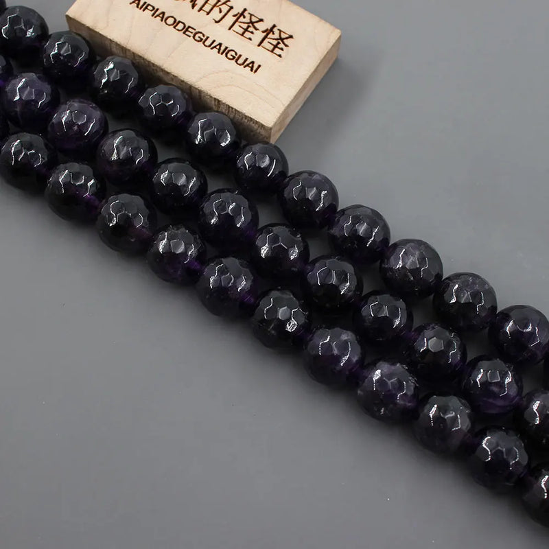 APDGG Amethyst Loose Beads 15.5" Strands Jewelry Making DIY