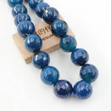 APDGG 16MM Round Agate Loose Beads 15" Strands DIY Jewelry Making