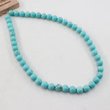 APDGG 8MM Natural Turquoise Loose Beads 15.5" Strands
