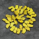 Top-drilled Yellow Turquoise Loose Beads 15'' Strands DIY