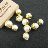 10pcs Natural Pearl Beads Charm Boho Jewelry DIY Making