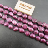 5 Strands Natural Purple Tooth Shell Pearl Beads 15'' Jewelry Making DIY