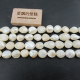 5 Strands Natural Tooth Shell Pearl Beads 15'' Jewelry Making DIY