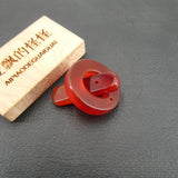 5PCS 25mm Natural Red Agate Carnelian OT Clasp Jewelry Making DIY