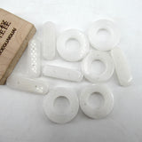 5PCS 25mm Natural Jade OT Clasp Jewelry DIY