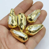 5PCS Freshwater Biwa Pearl Spacer for Jewelry Making DIY
