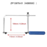 ASB400/500 Adjustable Cutting Tool U-shaped Saw Frame With 6 Spiral Saw Blades