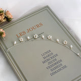 ASHIIQI Freshwater Pearl Bracelet 925 Sterling Silver Wedding