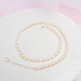 ASHIQ Mini Freshwater Pearl Necklace 925 Sterling Silver Girl Gift
