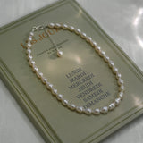 Baroque Pearl Necklace 925 Silver Clasp
