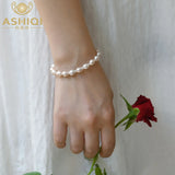 Baroque Pearl Bracelet 925 Silver Clasp