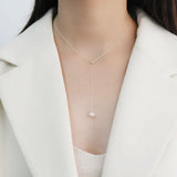 7-8mm Freshwater Pearl Necklace 925 Silver Jewelry for Women