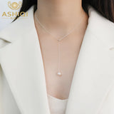 7-8mm Freshwater Pearl Necklace 925 Silver Jewelry for Women