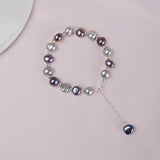 Baroque Pearl Bracelet 925 Sterling Silver Jewelry Gift