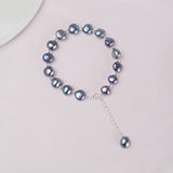 Baroque Pearl Bracelet 925 Silver Jewelry Gift