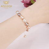 Baroque Pearl Bracelet 925 Sterling Silver Jewelry Gift
