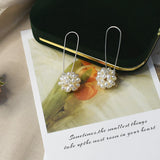 Freshwater Pearl Drop Earrings Sterling Silver Jewelry