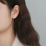 Freshwater Pearl Long Earrings for Women