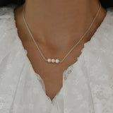 925 Silver Pearl Necklace Women Jewelry